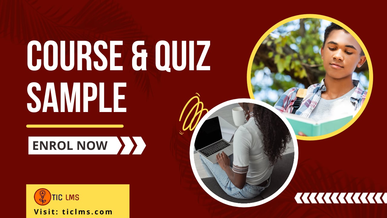 Course and Quiz Sample